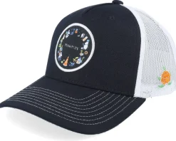 Moomin Circle Black/White Trucker - SQRTN