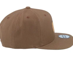 Moomin Engraved Patch Tan Brown Snapback - Moomin
