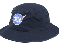 Moon Shot Twill 19Th Hole Golf Navy Bucket - American Needle