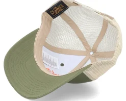 Moose Hunter Logo Mossgreen/Khaki Trucker - Hunter
