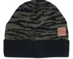 Motif Beanie Zebra Olive Night Cuff - DC