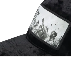 Motorsport Victory Celebration Velvet Black A-Frame Trucker - Calza Pennello