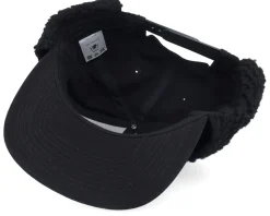 Mountain Adventure Canvas Flatbrim Black Earflap - Wild Spirit