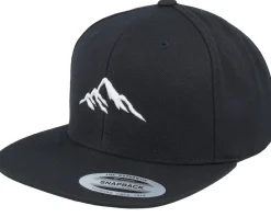 Mountain 3d Black/Charcoal Grey/Black Snapback - Wild Spirit