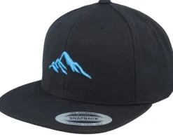 Mountain 3d Black/Charcoal Grey/Black Snapback - Wild Spirit