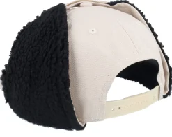 Mountain 3d Canvas Flatbrim Beige/Black Earflap - Wild Spirit