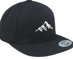 Mountain 3d White/Black Snapback - Wild Spirit