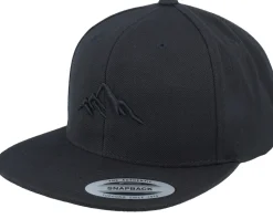 Mountain 3d White/Black Snapback - Wild Spirit
