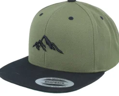 Mountain 3d White/Black Snapback - Wild Spirit
