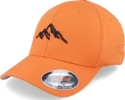 Mountain 3d White/Orange Flexfit - Wild Spirit