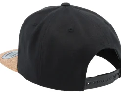 Mountains Bear Patch Black/Cork Snapback - Iconic