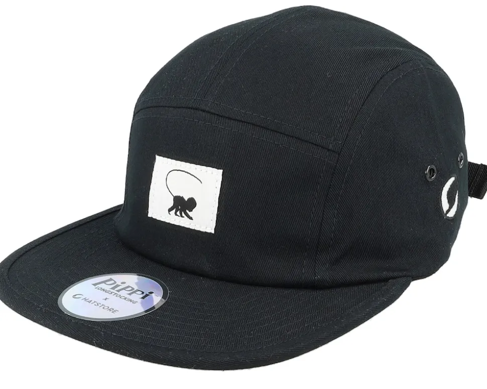 Mr Nilsson Silhouette Black 5-Panel - Pippi Longstocking