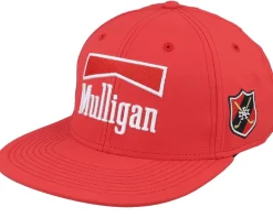 Mulligan Covert 19Th Hole Golf Red Snapback - American Needle