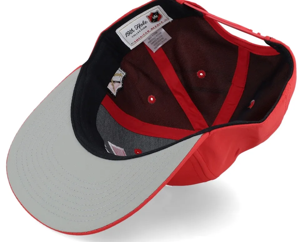 Mulligan Covert 19Th Hole Golf Red Snapback - American Needle