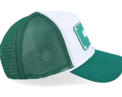 Mulligan Rubber White/Green Rope A-Frame Trucker - John Hatter & Co