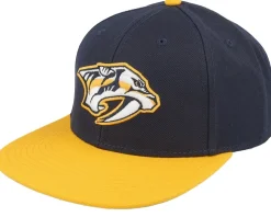 Nashville Predators Archive 400 Navy/Yellow Snapback - American Needle