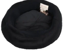 Natalie Oversized Black Pom Beret - Brixton