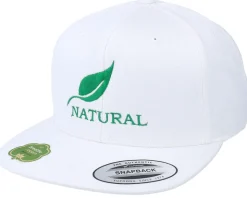 Natural Organic White Snapback - Iconic