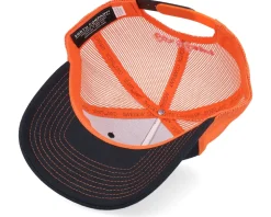 Nature Hooked Black/Orange A-Frame Trucker - SQRTN