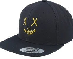 Neon Smile Yellow/Black Snapback - Iconic