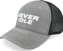Never Idle Black/Grey Trucker - John Deere