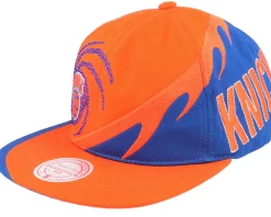 New York Knicks Spiral Deadstock Orange Snapback - Mitchell & Ness