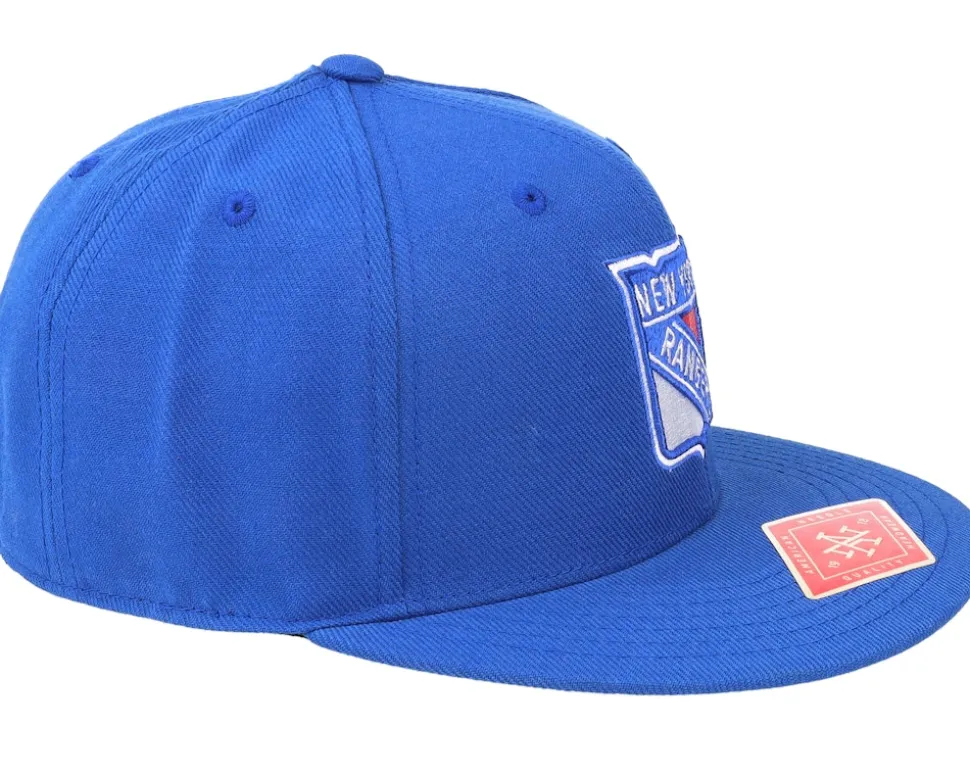 New York Rangers Deep Dish Fitted Royal Fitted - American Needle