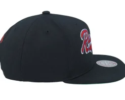 New York Rangers Oversweep Vintage Black Snapback - Mitchell & Ness