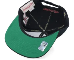 New York Rangers Oversweep Vintage Black Snapback - Mitchell & Ness