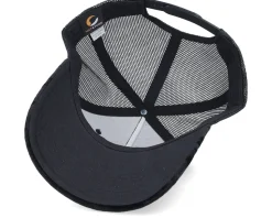 New York Silver Patch Velvet Black A-Frame Trucker - Calza Pennello