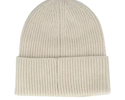 New York Skyscraper Beanie Oatmeal Oversized Cuff - Calza Pennello