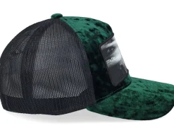New York Skyscraper Velvet Green/Black A-frame - Calza Pennello