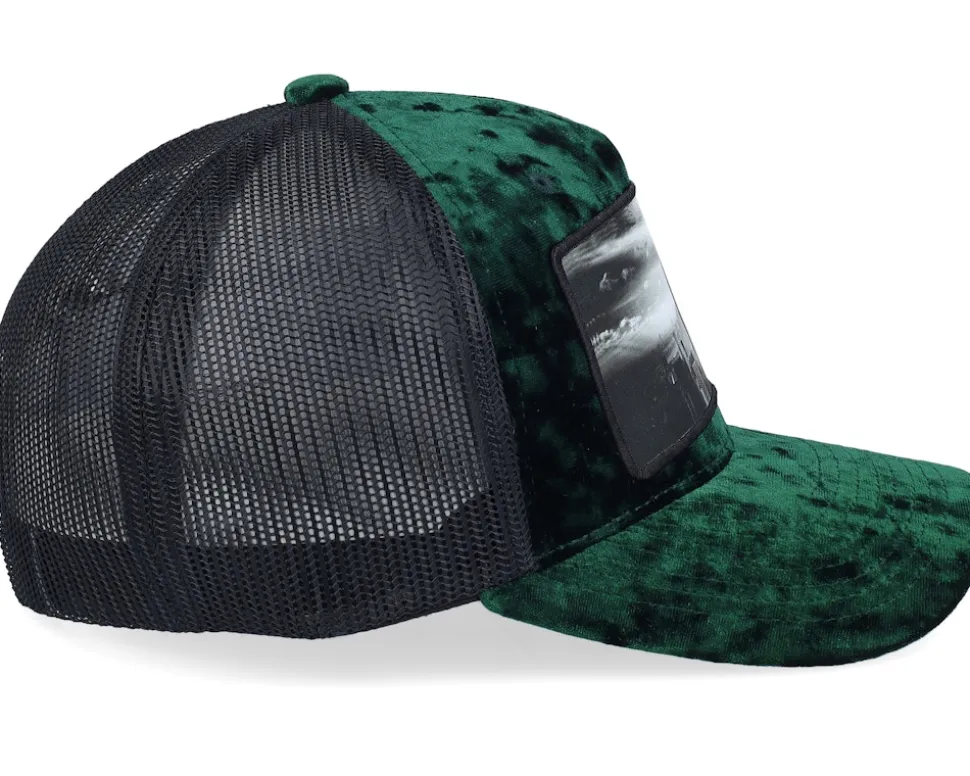 New York Skyscraper Velvet Green/Black A-frame - Calza Pennello