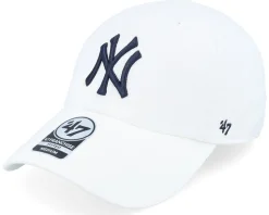 New York Yankees MLB 47 Franchise Cap White Unconstructed Fitted - 47 Brand