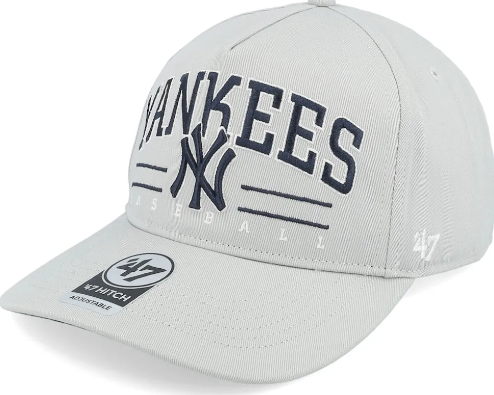 New York Yankees MLB 47 Hitch Cap Grey A-frame Adjustable - 47 Brand