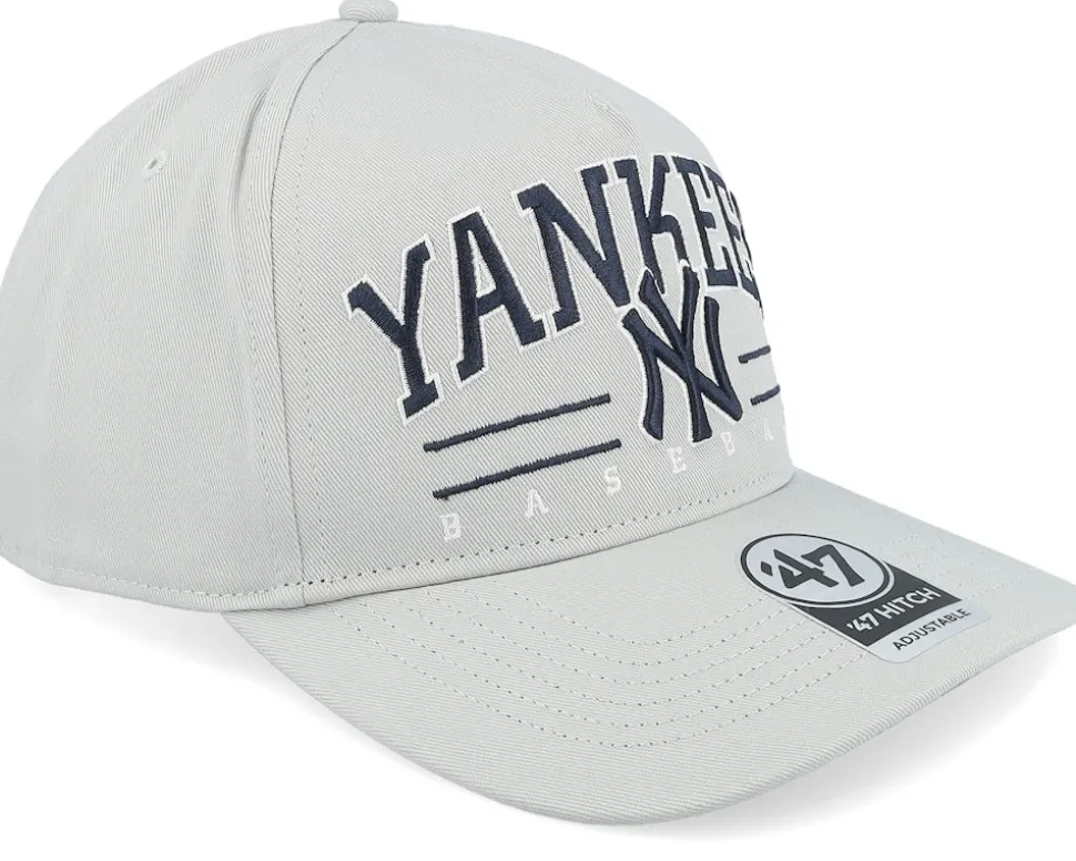 New York Yankees MLB 47 Hitch Cap Grey A-frame Adjustable - 47 Brand