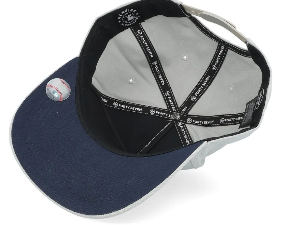 New York Yankees MLB 47 Hitch Cap Grey A-frame Adjustable - 47 Brand