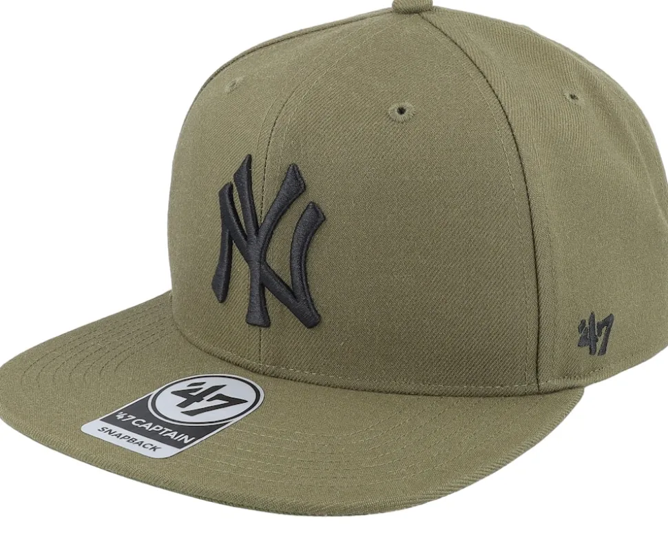 New York Yankees MLB Ballpark Camo Captain Sandalwood Snapback - 47 Brand