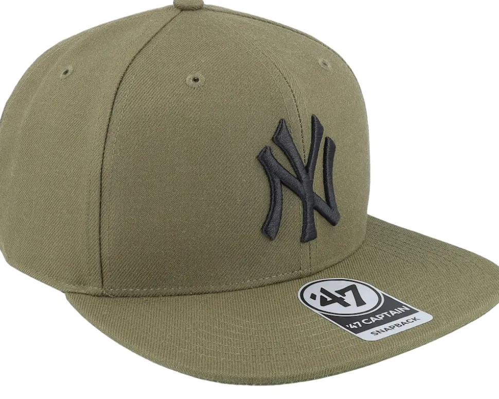 New York Yankees MLB Ballpark Camo Captain Sandalwood Snapback - 47 Brand