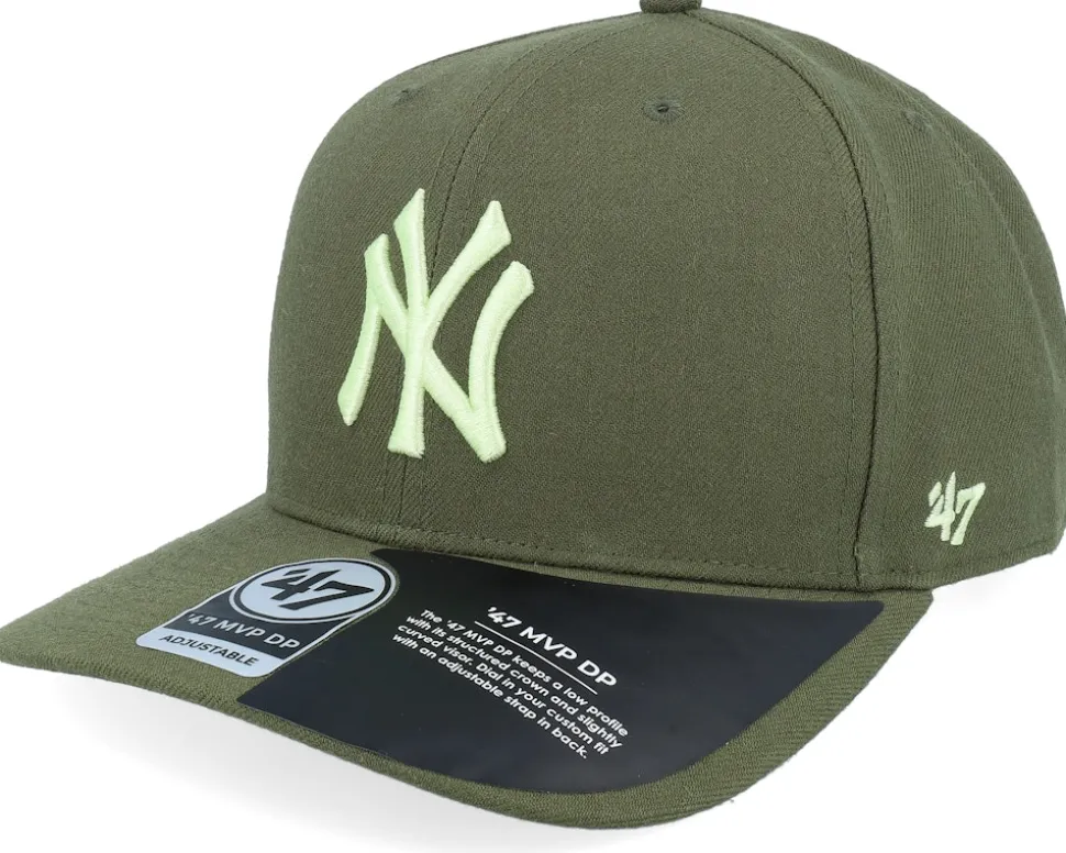 New York Yankees MLB Zone 47 Mvp Dp Cap Khaki Snapback - 47 Brand