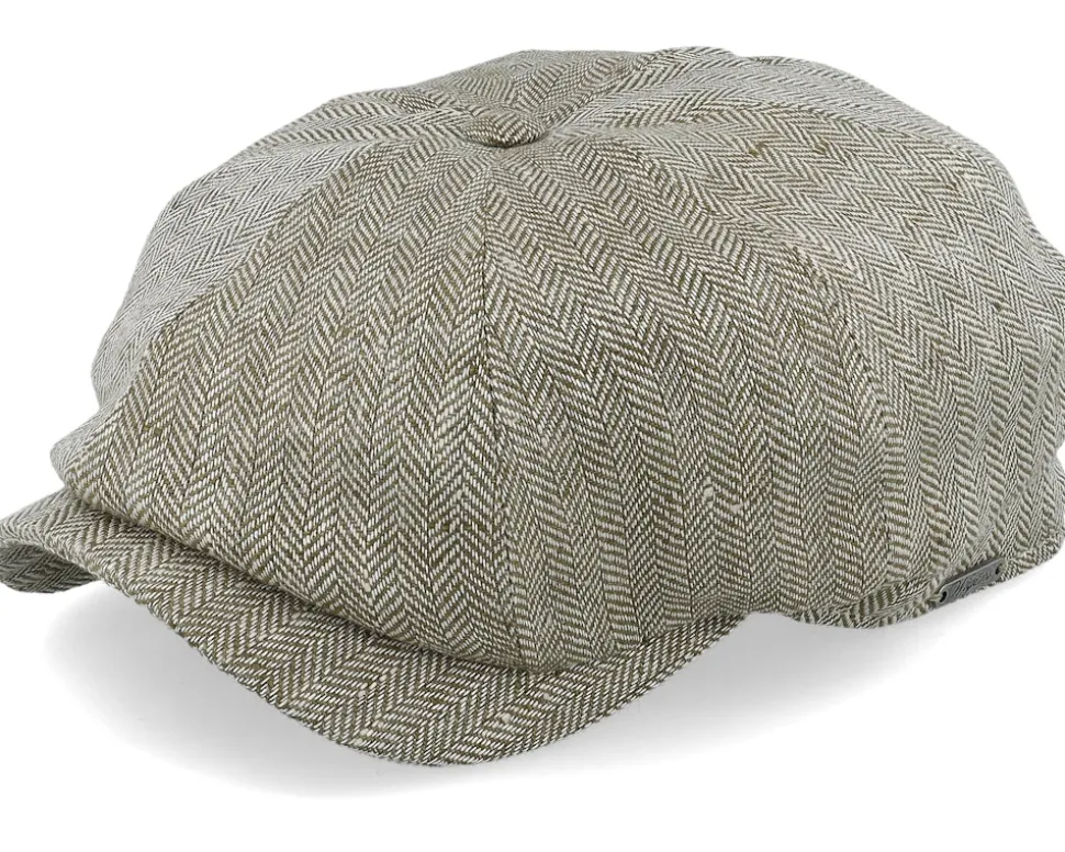 Newsboy Classic Cap 506 Olive Flat Cap - Wigéns