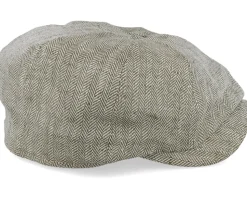 Newsboy Classic Cap 506 Olive Flat Cap - Wigéns