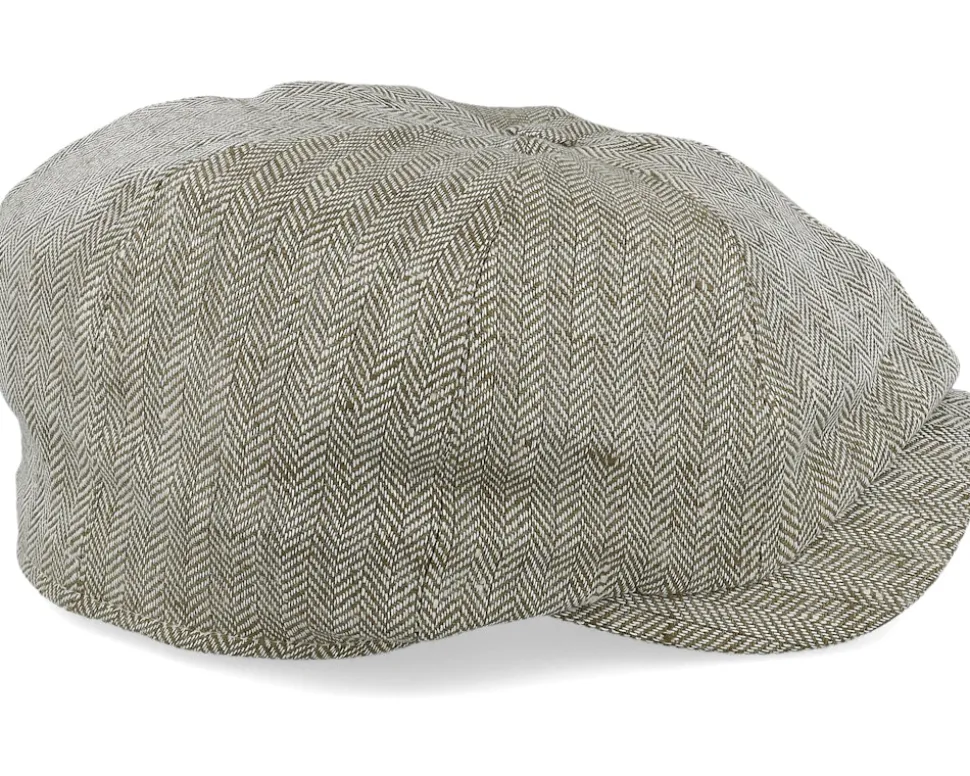 Newsboy Classic Cap 506 Olive Flat Cap - Wigéns