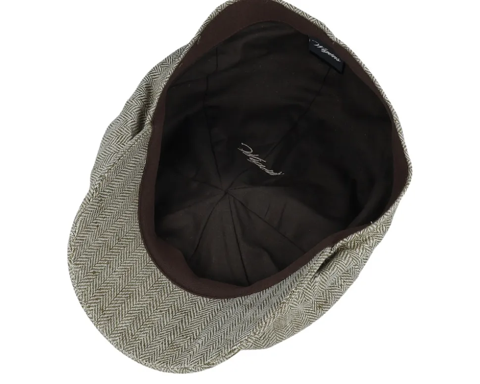 Newsboy Classic Cap 506 Olive Flat Cap - Wigéns
