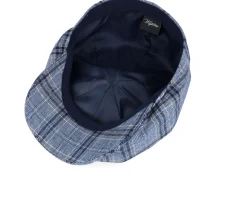 Newsboy Classic Cap Blue Flat Cap - Wigéns