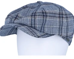 Newsboy Classic Cap Blue Flat Cap - Wigéns
