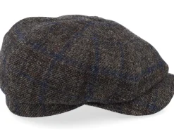 Newsboy Classic Cap Dark Brown Flat Cap - Wigéns