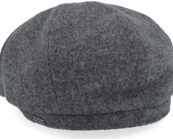 Newsboy Classic Cap Grey Melange Flat Cap - Wigéns