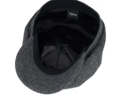 Newsboy Classic Cap Grey Melange Flat Cap - Wigéns