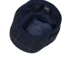 Newsboy Classic Cap Navy Flat Cap - Wigéns